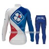 Tenue Maillot M/L + Collant Long 2017 FDJ Enfant N001